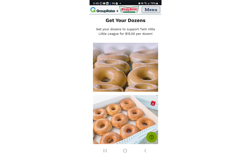 Krispy Kreme Fundraiser 